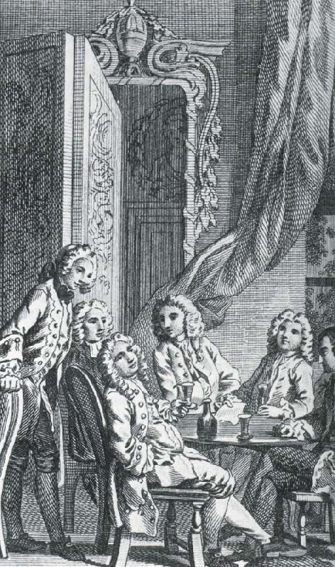 unknow artist en illustration ur den samlade upplagan av tidskriften the spectator fan 1712 Germany oil painting art